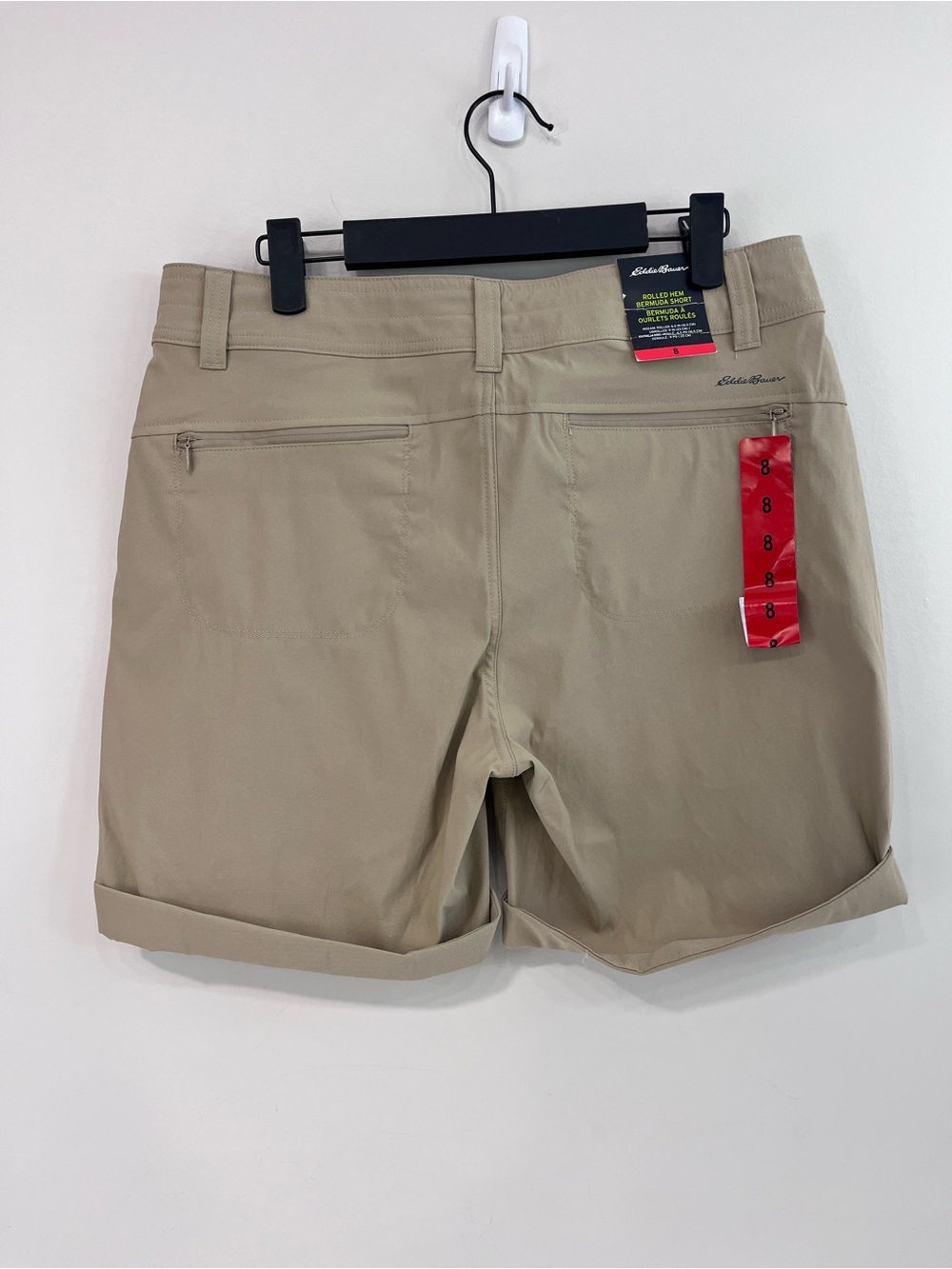 Eddie Bauer Women's Stretch UPF 50 Rolled Hem Adjustable Length Bermuda Short 8 - Picture 6 of 12